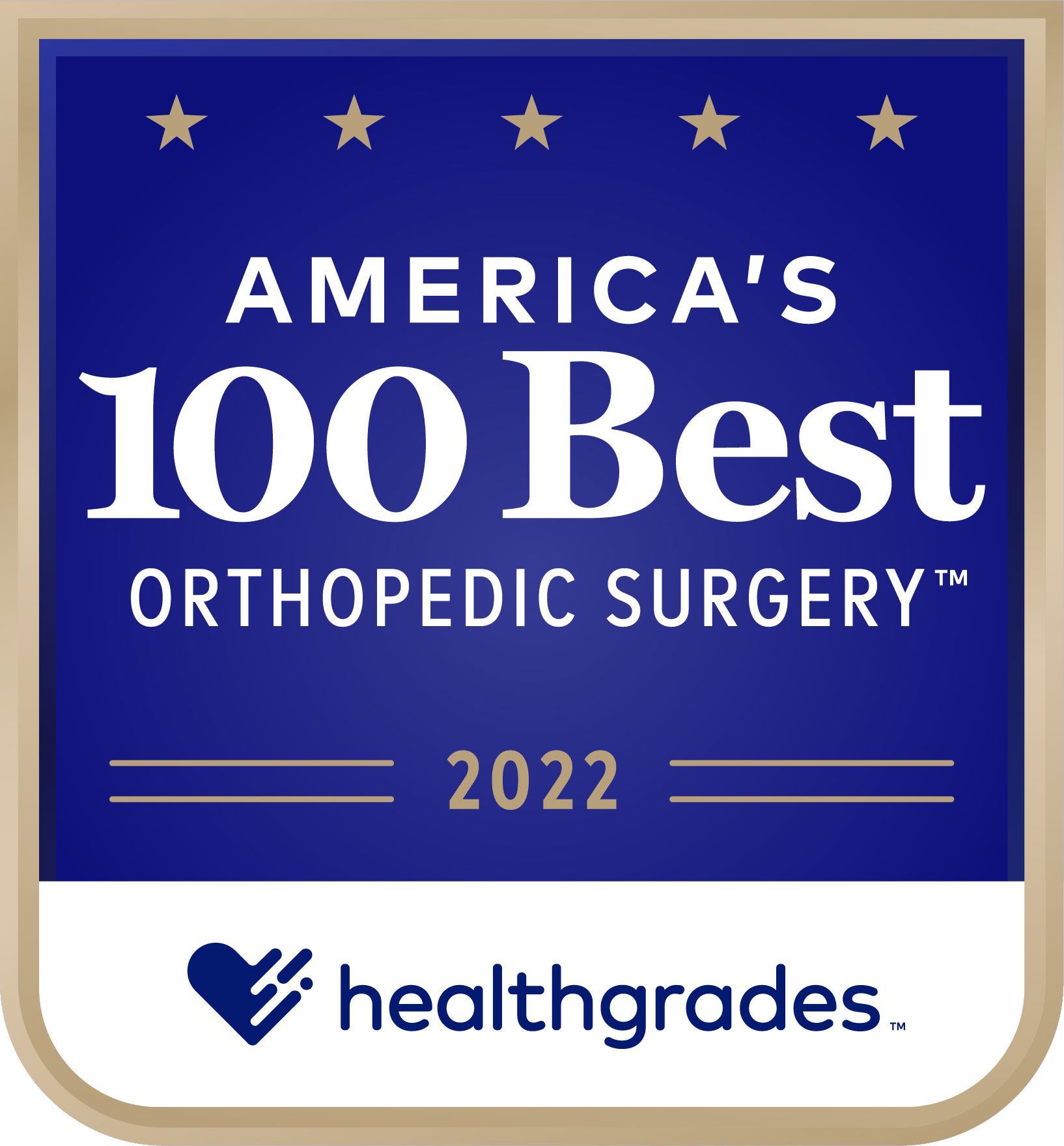 Healthgrades 100 Best Hospitals for Orthopedic Surgery 2022